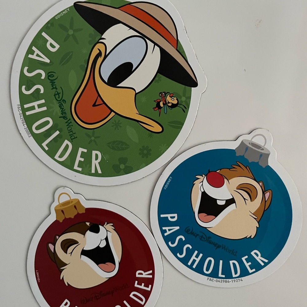 Disney Passholder magnet Set